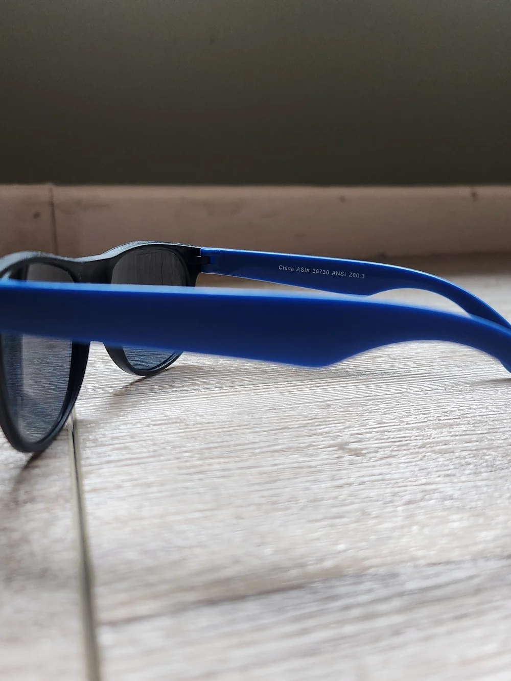 Classic Black & Blue Boy's Sunglasses